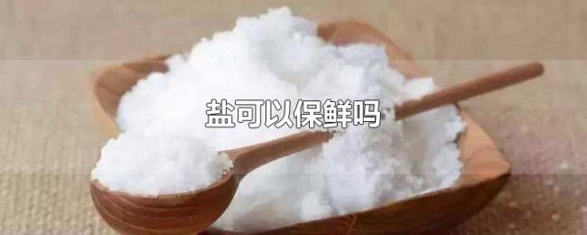 盐可以保鲜吗 盐可以保鲜吗