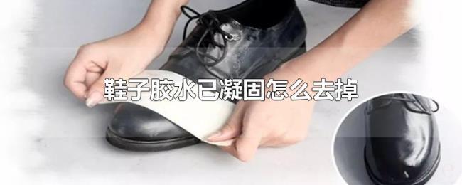 鞋子胶水已凝固怎么去掉