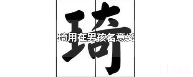 琦用在男孩名意义