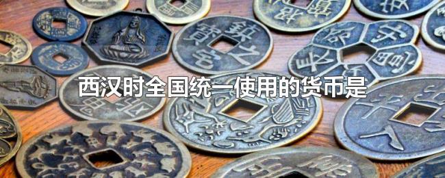 西汉时全国统一使用的货币是