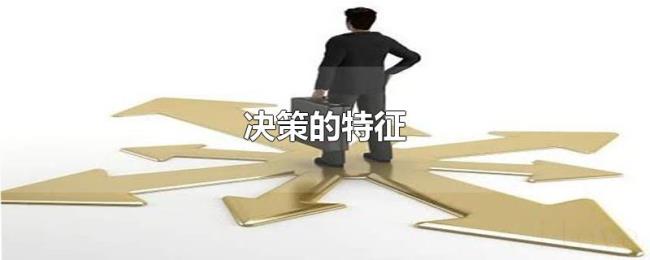 决策的特征