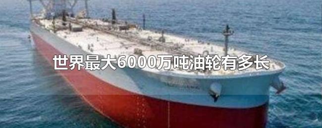 世界最大6000万吨油轮有多长