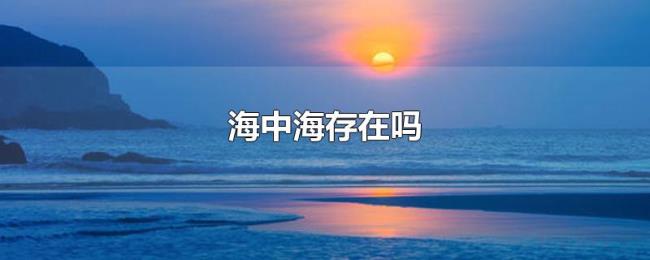 海中海存在吗 海中海存在吗