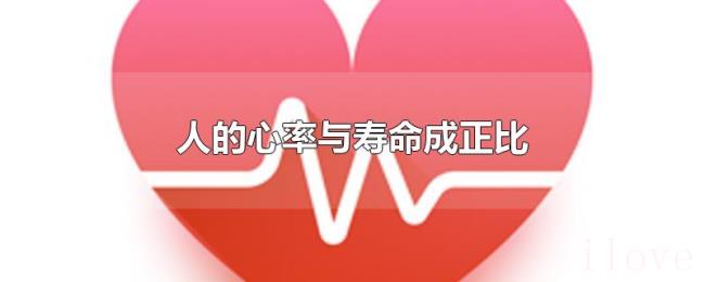 人的心率与寿命成正比 人的心率与寿命成正比