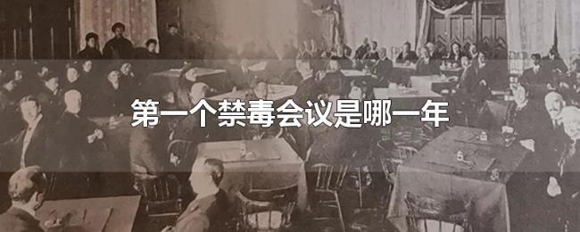 第一个禁毒会议是哪一年