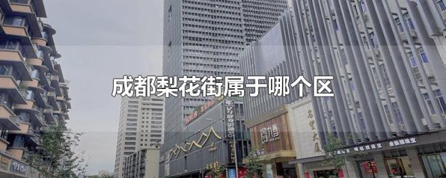 成都梨花街属于哪个区 成都梨花街属于哪个区