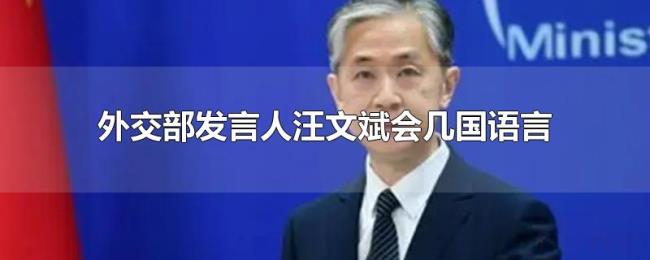 外交部发言人汪文斌会几国语言