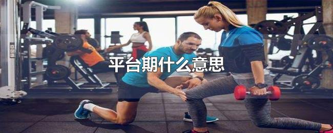 平台期什么意思 平台期什么意思