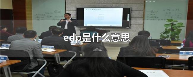 edp是什么意思