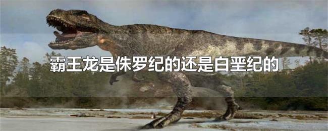 霸王龙是侏罗纪的还是白垩纪的