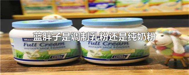 蓝胖子是调制乳粉还是纯奶粉 蓝胖子是调制乳粉还是纯奶粉