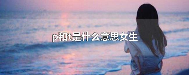 p和t是什么意思女生 p和t是什么意思女生
