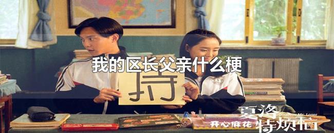我的区长父亲什么梗 我的区长父亲什么梗