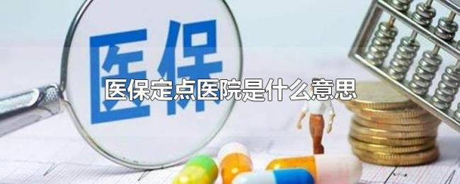 医保定点医院是什么意思