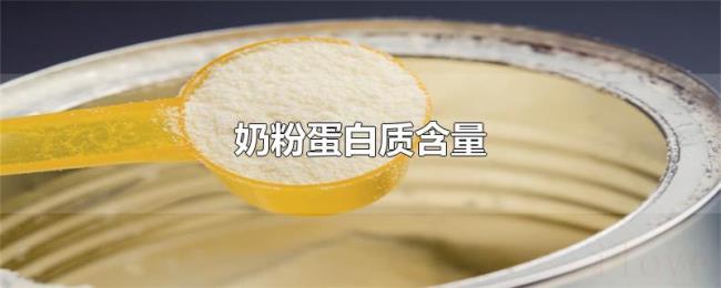 奶粉蛋白质含量