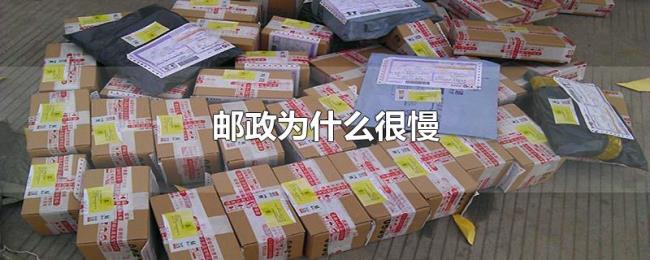 邮政为什么很慢