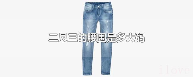 二尺三的腰围是多大码
