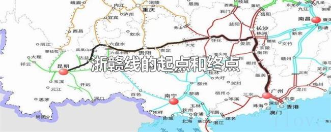 浙赣线的起点和终点