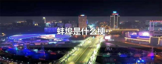 蚌埠是什么梗 蚌埠是什么梗