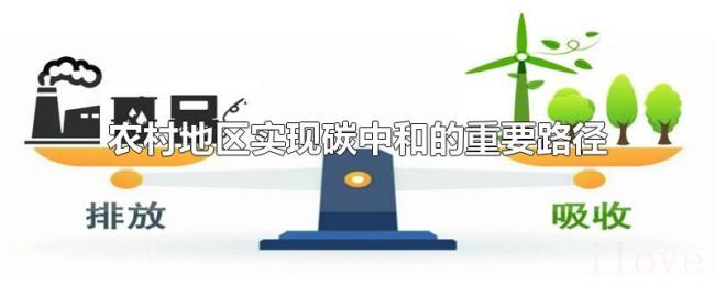 农村地区实现碳中和的重要路径 农村地区实现碳中和的重要路径