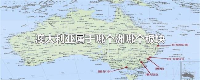 澳大利亚属于哪个洲哪个板块 澳大利亚属于哪个洲哪个板块