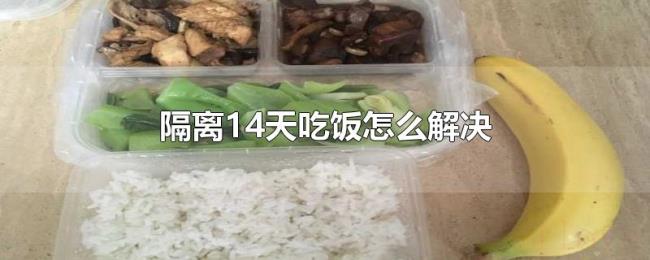 隔离14天吃饭怎么解决 隔离14天吃饭怎么解决