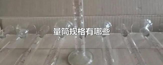量筒规格有哪些 量筒规格有哪些