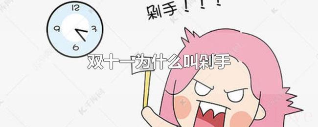 双十一为什么叫剁手 双十一为什么叫剁手