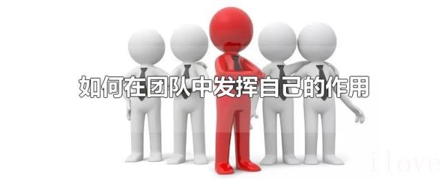 如何在团队中发挥自己的作用
