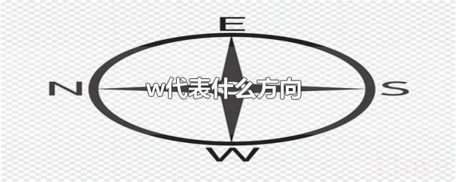 w代表什么方向
