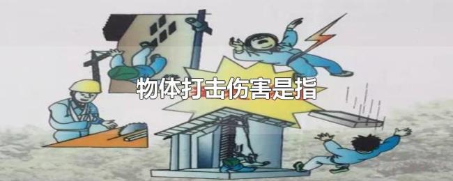 物体打击伤害是指 物体打击伤害是指