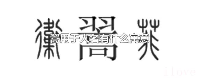 翯用于人名有什么寓意 翯用于人名有什么寓意