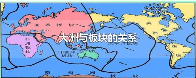 大洲与板块的关系