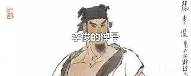 李俊的绰号 李俊的绰号