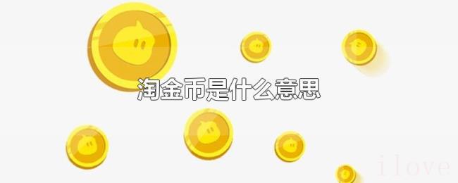 淘金币是什么意思 淘金币是什么意思