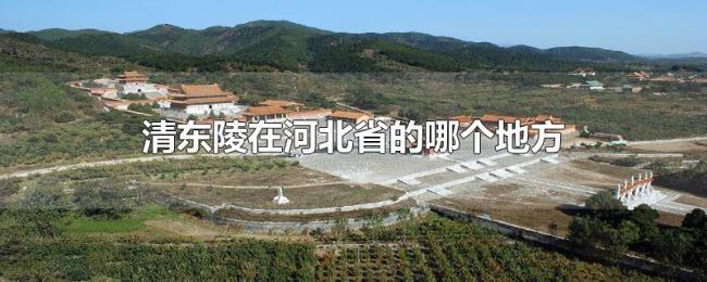 清东陵在河北省的哪个地方