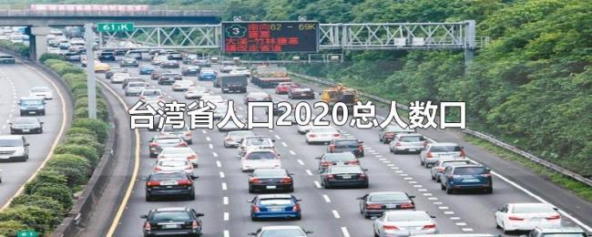 台湾省人口2020总人数口