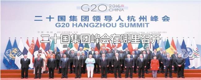 二十国集团峰会在哪里召开