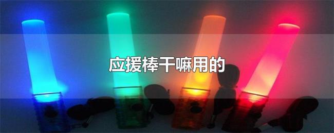 应援棒干嘛用的