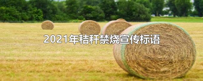 2021年秸秆禁烧宣传标语