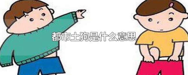 都市土狗是什么意思 都市土狗是什么意思