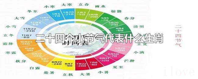 二十四个小节气代表什么生肖 二十四个小节气代表什么生肖