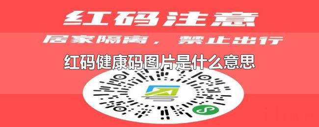红码健康码图片是什么意思