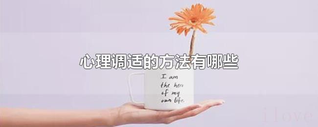 心理调适的方法有哪些