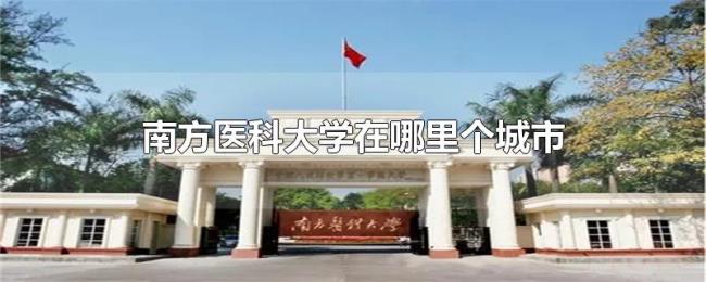 南方医科大学在哪里个城市