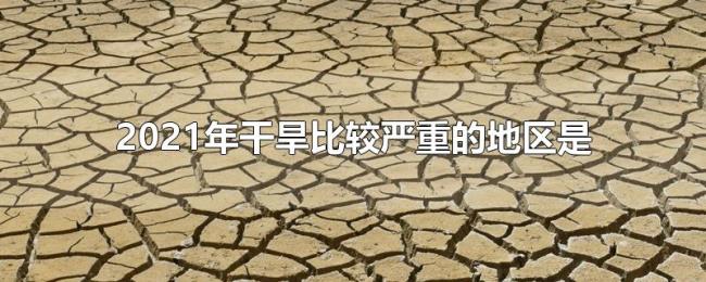 2021年干旱比较严重的地区是