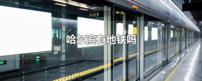 哈尔滨有地铁吗 哈尔滨有地铁吗