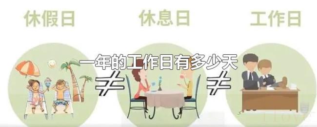 一年的工作日有多少天 一年的工作日有多少天