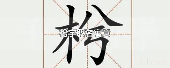枍字取名寓意