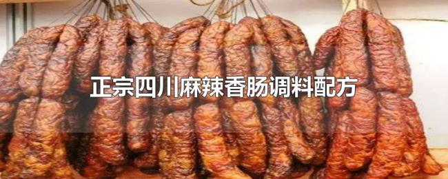 正宗四川麻辣香肠调料配方 正宗四川麻辣香肠调料配方